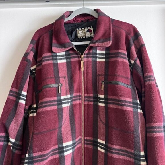 90s Vintage Starter Flannel Jacket - Size medium - Picture 2 of 4